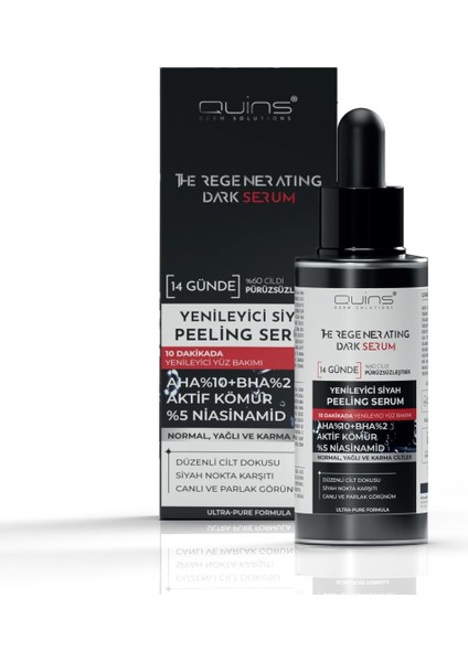 %10 Aha %2 Bha Yenileyici Siyah Peeling Serum 50 ml