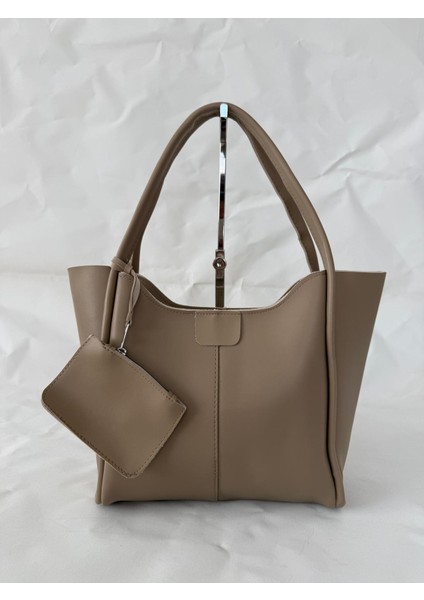 Trendy ve Çok Yönlü: Büyük Boy Omuz ve El Çantası | Ek Cüzdan Detaylı | 4 Renk Seçeneği Geniş Çanta