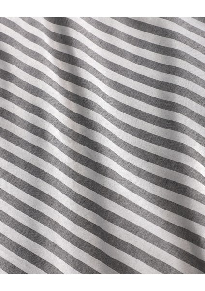 Saten Antrasit Çift Kişilik Lastikli Çarşaf Nevresim Takım. indirimleri