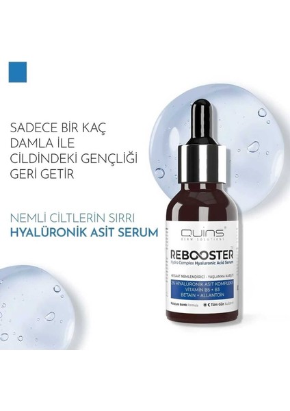 Rebooster Ultra Nemlendirici Yaşlanma Karşıtı Hyalüronik Asit Serum 2 x 30 ml fırsatları