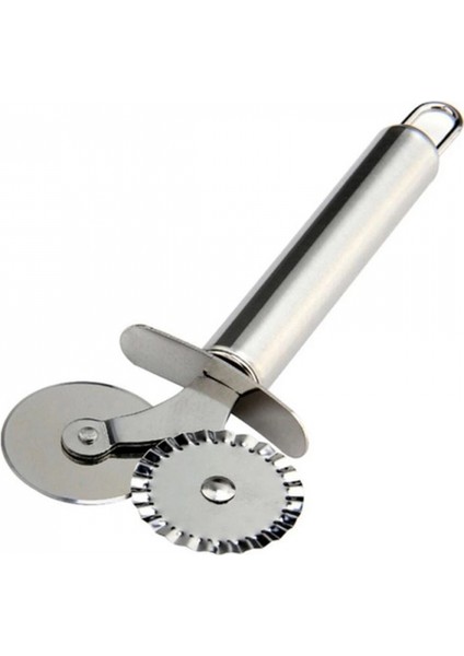 Çelik Hamur Ruleti 2'li Pizza Hamur Kesici