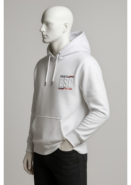 Oversize %100 Pamuk Double Face Kapüşonlu Kanguru Cepli Sweatshirt Rahat Kalıp, Şık ve Konforlu Günlük Kombin fiyatları