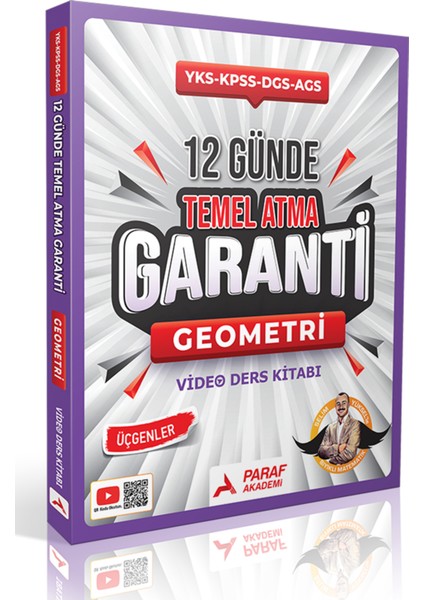 12 Günde Temel Atma Garanti Geometri Video Ders Kitabı
