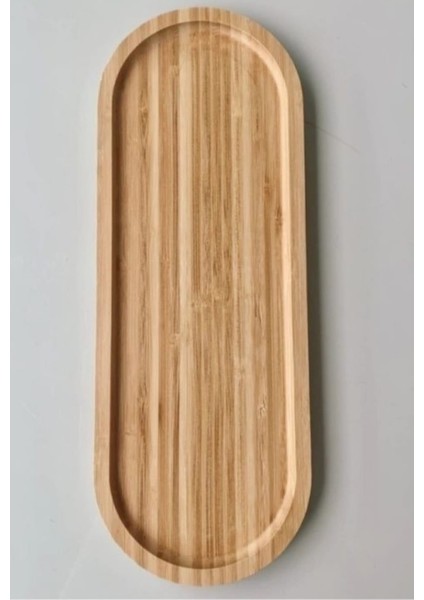 Bambu Sunum ve Servis Tabağı – Pide & Uzun Tabak (45×16 Cm) – Doğal, Bpa Free