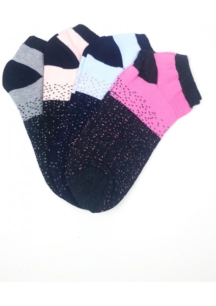 Kadın Bilek Çorap Yazlık Pamuklu Yumuşak Nokta Desen 4 Çift fiyatları
