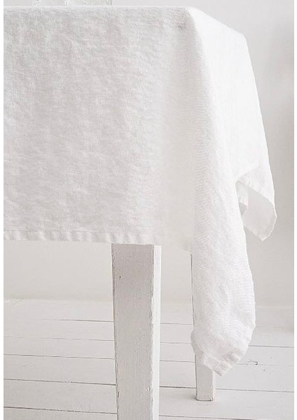 100 % Doğal Pamuk Keten Masa Örtüsü