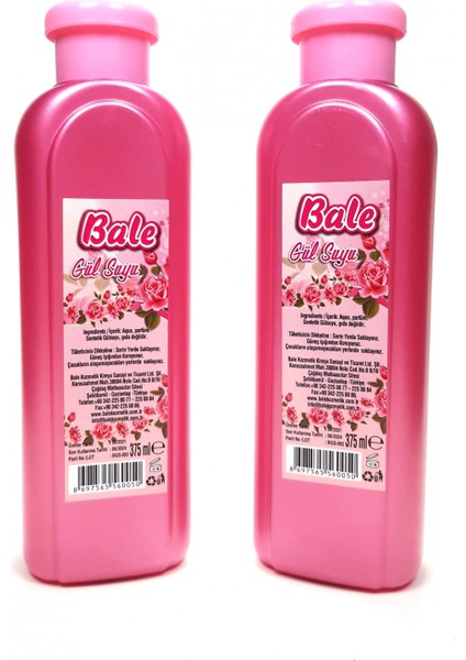 2 Adet Gül Suyu 2X375 ml