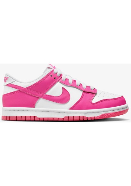 Dunk Low Pembe Beyaz Deri Kadın Sneaker Spor Ayakkabı - FB9109-102 fiyatları