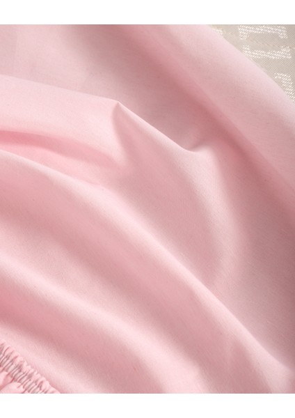 Pembe Çift Kişilik Lastikli Çarşaf fiyatları