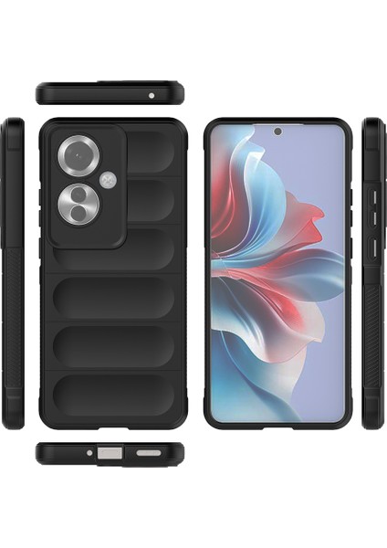 Oppo Reno 11F 5g Kılıf Esnek Tpu Oyuklu Arka Yüzey Tasarımlı Zore Etnik Silikon Kapak fiyatları