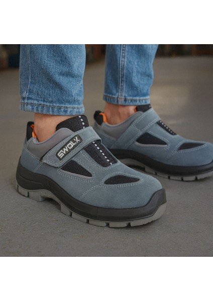 Clas-X 12 Gri Süet Kaplama Kompozit Burunlu Suya Dayanıklı Iş Ayakkabısı S1 41 Numara indirimleri