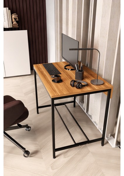 60x90 cm Çalışma Masası –Modern Metal Ayaklı,Bilgisayar Masası, Ofis Masası,Ders Çalışma Masası Ergonomik Kompakt Tasarım