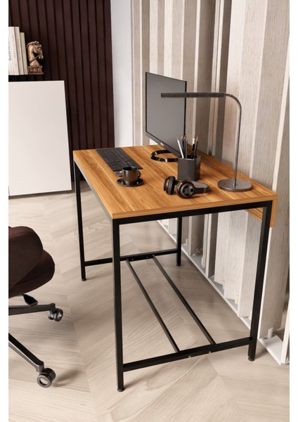 60x90 cm Çalışma Masası –Modern Metal Ayaklı,Bilgisayar Masası, Ofis Masası,Ders Çalışma Masası Ergonomik Kompakt Tasarım