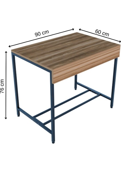 60x90 cm Çalışma Masası –Modern Metal Ayaklı,Bilgisayar Masası, Ofis Masası,Ders Çalışma Masası Ergonomik Kompakt Tasarım