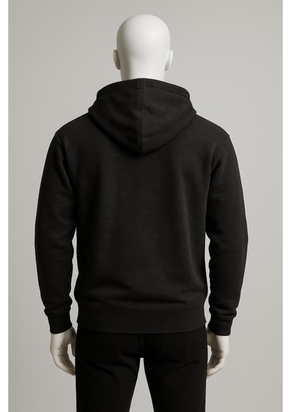 Oversize %100 Pamuk Double Face Kapüşonlu Kanguru Cepli Sweatshirt Rahat Kalıp, Şık ve Konforlu Günlük Kombin