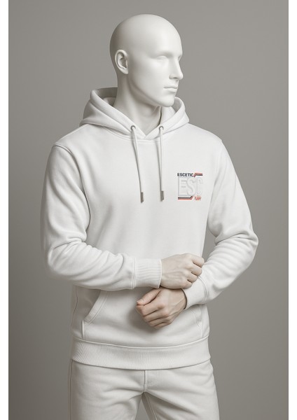 Oversize %100 Pamuk Double Face Kapüşonlu Kanguru Cepli Sweatshirt Rahat Kalıp, Şık ve Konforlu Günlük Kombin fiyatları