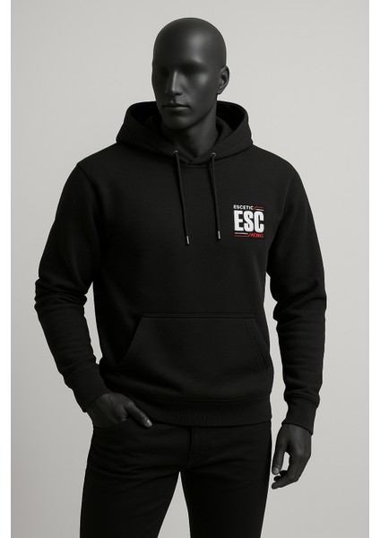 Oversize %100 Pamuk Double Face Kapüşonlu Kanguru Cepli Sweatshirt Rahat Kalıp, Şık ve Konforlu Günlük Kombin