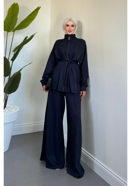 Lendor Palazzo Pantolon Takım Lacivert