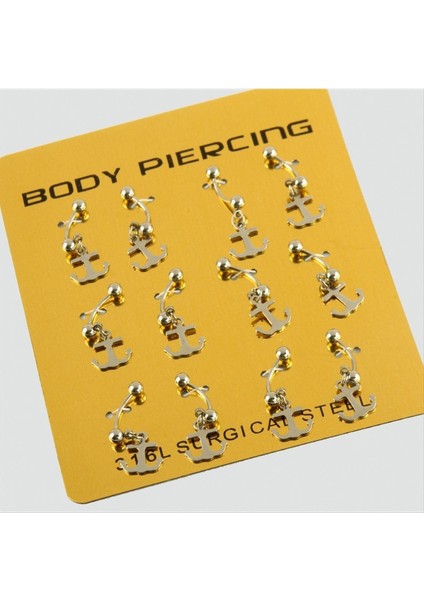 Zengezur Çapa Çelik Piercing 1 Adet-Gümüş Rengi fiyatları