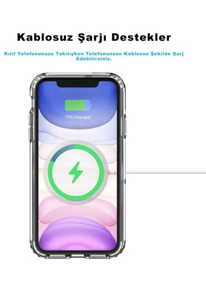 Iphone 12 Pro Kılıf Kamera Lens Korumalı Magsafe Destekli Şeffaf Darbe Emici Sert Kapak modelleri