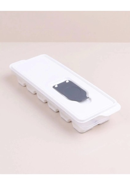 Bas Parmak Silikon Buz Kalıbı 12 Bölmeli Buz Kalıbı Silikon Buzluk