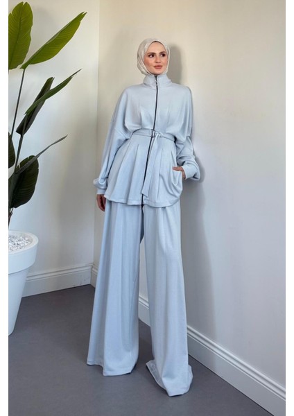 Lendor Palazzo Pantolon Takım Bebe Mavisi