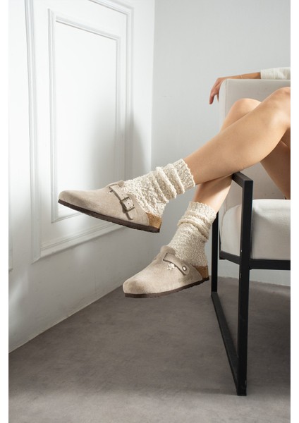 Oslo Süet Mantar Taban Anatomik Terlik indirimleri