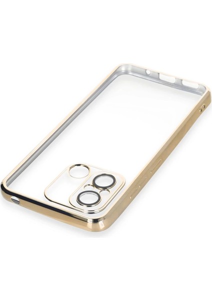 Bfs Xiaomi Redmi 12C Kılıf Lensli Silikon - Gold fırsatları