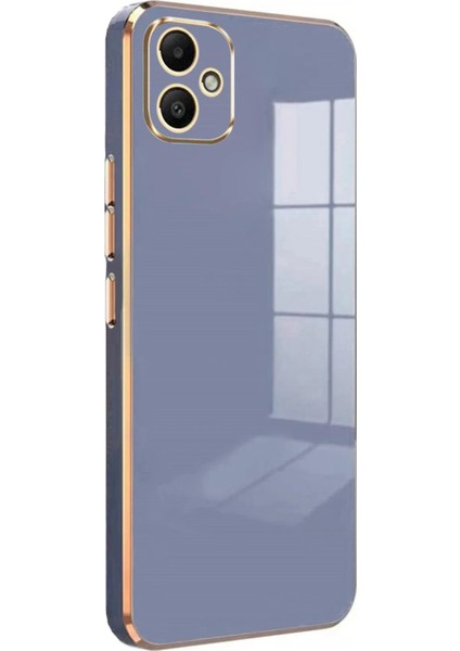 Bfs Samsung Galaxy A05 Kılıf Volet Silikon - Mavi
