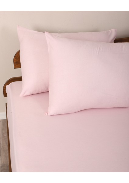 Pembe Tek Kişilik Lastikli Çarşaf modelleri
