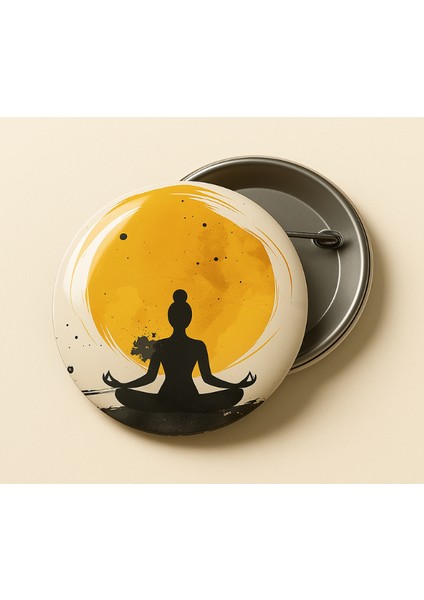 Yoga 4'lü Rozet Seti-44 mm