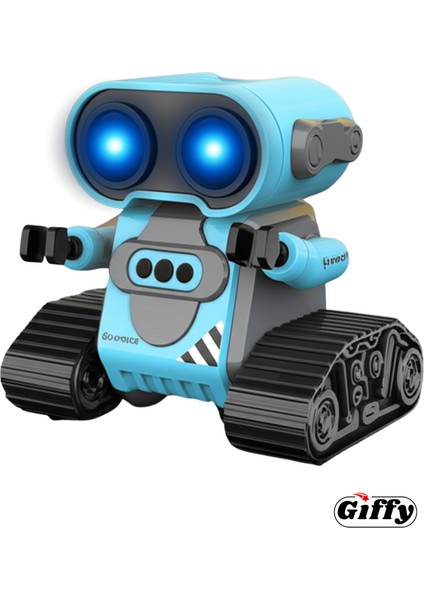 Oyuncak Uzaktan Kumandalı El Sensörlü Akıllı Wall-E Robot Dahili Şarjlı Işıklı Sesli Fonksiyon Sarı ve Mavi indirimleri