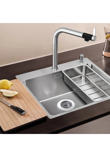 Mutfak Su Lavabo Filtresi Örgü Süzgeç Paslanmaz Çelik 7.5 cm Çap