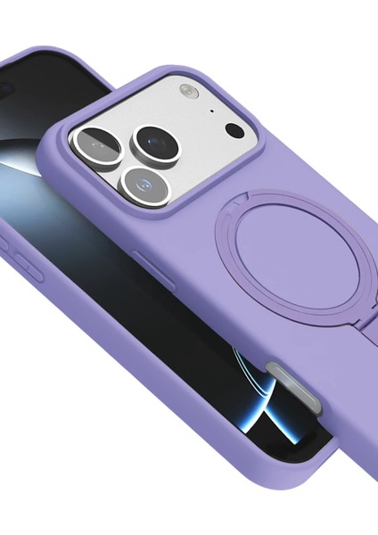 Ds-Derin Newface Apple Iphone 17 Pro Regal Magsafe Standlı Kapak - Lila indirimleri