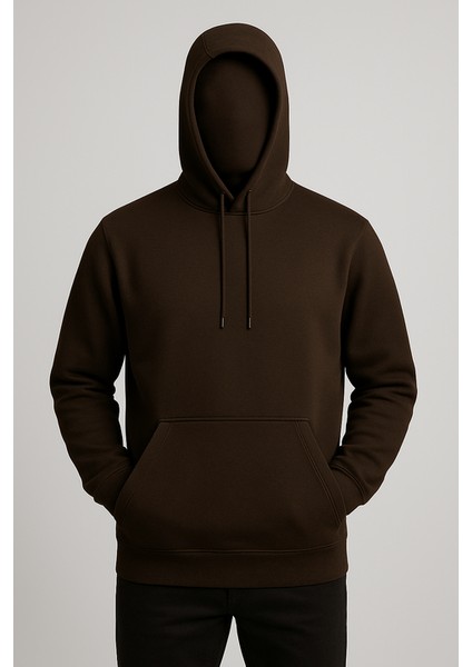 Oversize %100 Pamuk Double Face Kumaş Kapüşonlu Sweatshirt modelleri