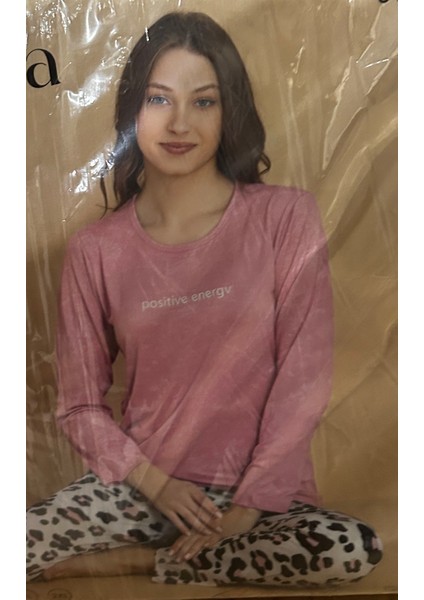 Pembe Leopar Şıklığı Pijama fiyatları