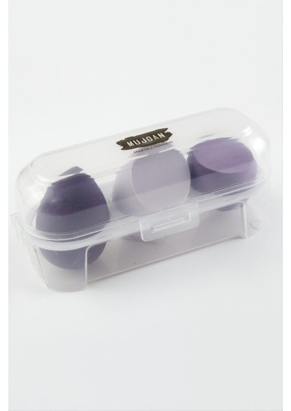 Zengezur 3 Adet Yumurta Kutulu Makyaj Süngeri-Pembe modelleri