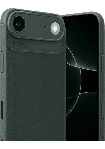 Ds-Derin Newface Apple Iphone 17 Air Auto Focus Karbon Kapak - Koyu Yeşil fiyatları