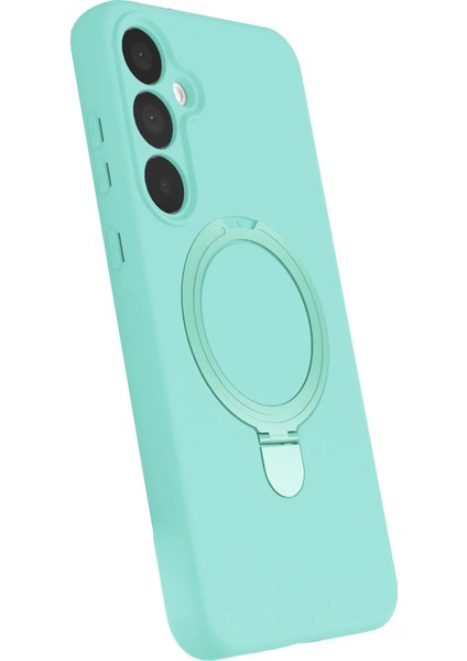 Ds-Derin Newface Samsung Galaxy A55 5g Regal Magsafe Standlı Kapak - Su Yeşili modelleri