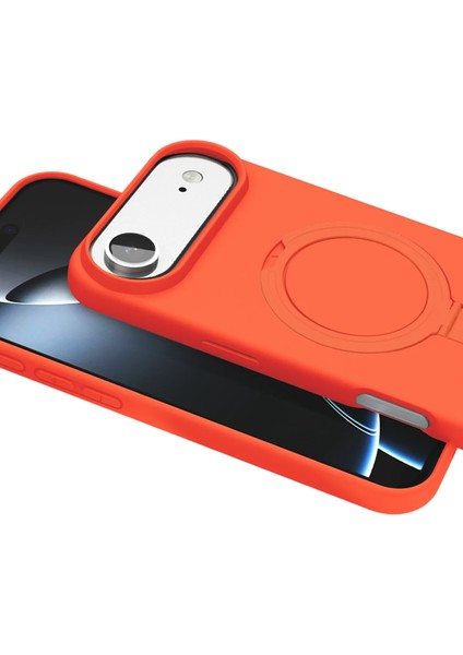 Ds-Derin Newface Apple Iphone 17 Air Regal Magsafe Standlı Kapak - Turuncu fiyatları