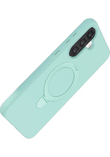 Ds-Derin Newface Samsung Galaxy A56 Regal Magsafe Standlı Kapak - Su Yeşili fırsatları