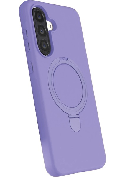 Ds-Derin Newface Samsung Galaxy A26 Regal Magsafe Standlı Kapak - Lila modelleri