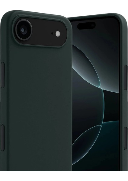 Ds-Derin Newface Apple Iphone 17 Air First Silikon - Koyu Yeşil fiyatları