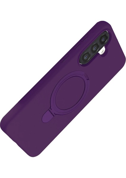 Ds-Derin Newface Samsung Galaxy A26 Regal Magsafe Standlı Kapak - Derin Mor fırsatları