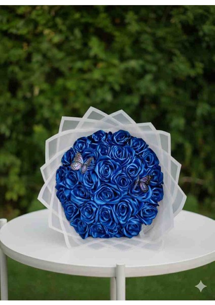 30'lu Saks Mavisi LED Işıklı Buket fiyatları