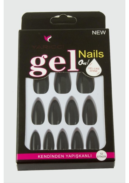 Zengezur Orange Takma Tırnak-Siyah