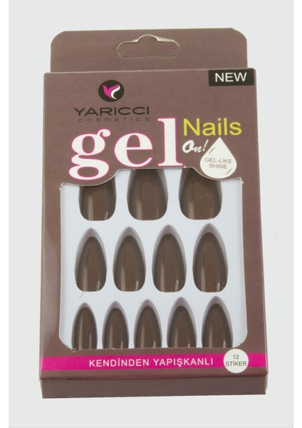 Zengezur Orange Takma Tırnak-Kahverengi