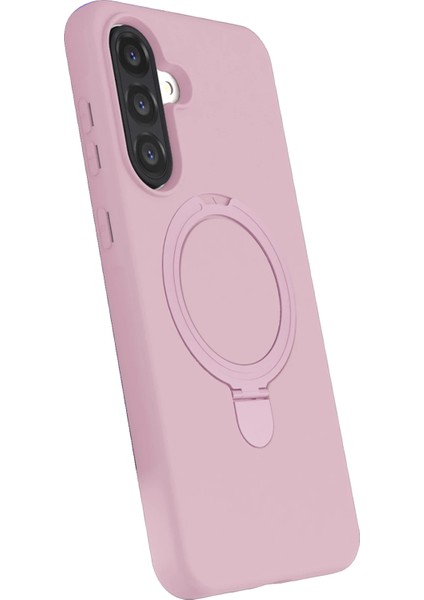 Ds-Derin Newface Samsung Galaxy A26 Regal Magsafe Standlı Kapak - Açık Pembe modelleri