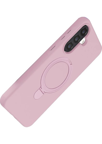 Ds-Derin Newface Samsung Galaxy A26 Regal Magsafe Standlı Kapak - Açık Pembe fırsatları