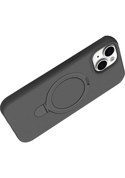 Ds-Derin Newface Apple Iphone 15 Regal Magsafe Standlı Kapak - Titan Gri modelleri